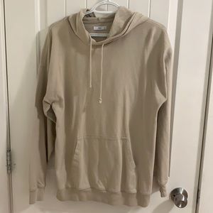 TNA Oversized Tan Hoodie Sz 1